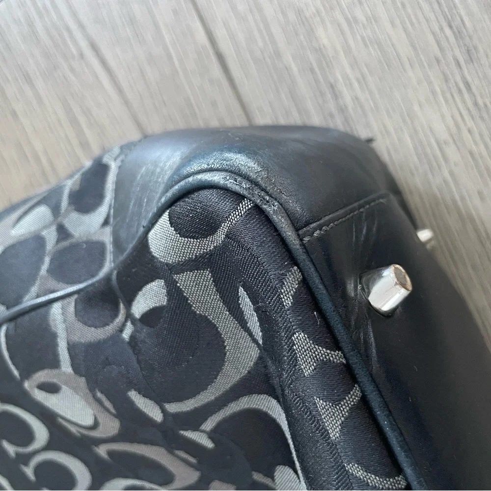 Timeless Signature Coach Monogram Baby Bag in Black